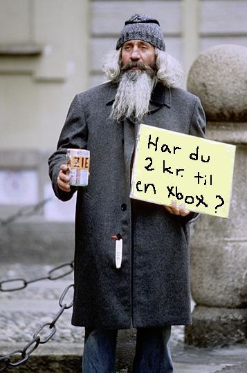 en tysk gubbe som vill ha en xbox. . Foto: El_burto junior. Åkare: fattiglapp från tyskland.