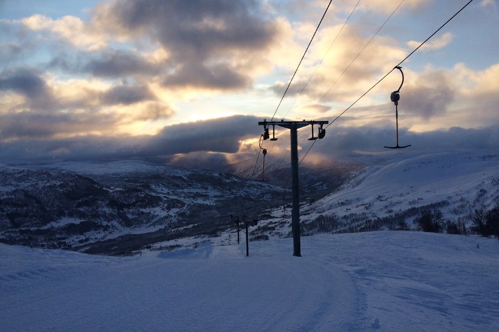 Grip dagen!
Det er nydelige forhold her i dag. Sol.