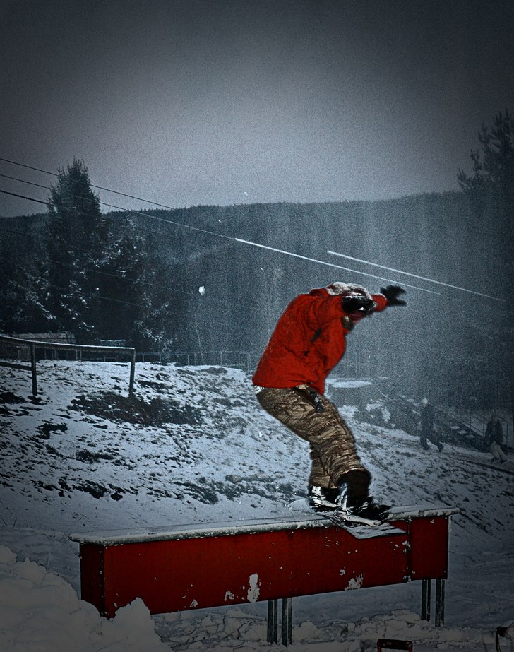 Första bs boxen för i år. Foto: Nicklas. Åkare: Pinn   aka  Kalle NIlsson.