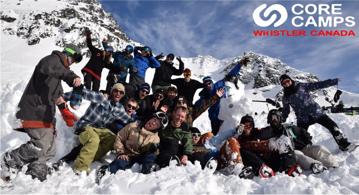 Core Snowboard Camp in Whistler, Canada.