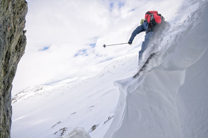 Efter en lång dag med många äventyr hittade vi . Foto: Simon Sjörén www.sjoren.se. Åkare: Fredrik Andersson, Östersund.