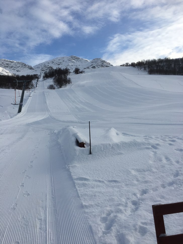 Søndag 26/2
I dag er det vindstille, -1 grad og l.