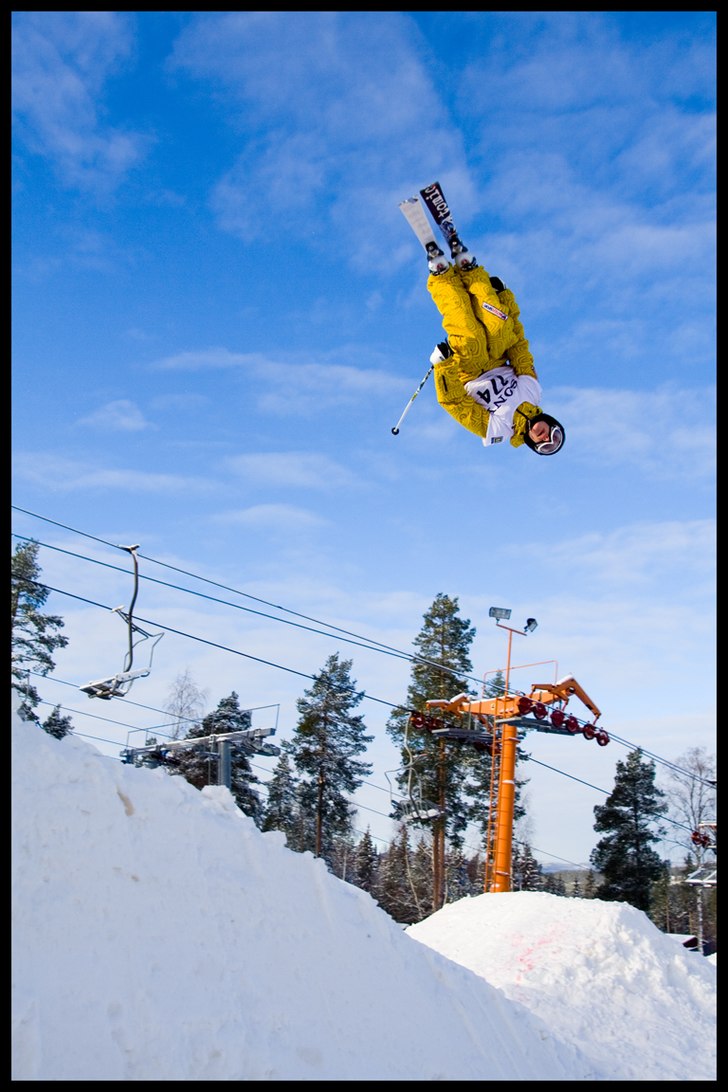Nightmares Gesundaberget. Foto: Andreas Timfält. Åkare: Hampus Öhlin.