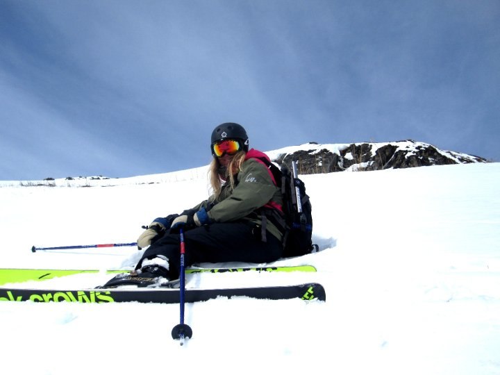 Någonstans mellan Cime de Caron, Val Thorens, och. Foto: Emelie S..