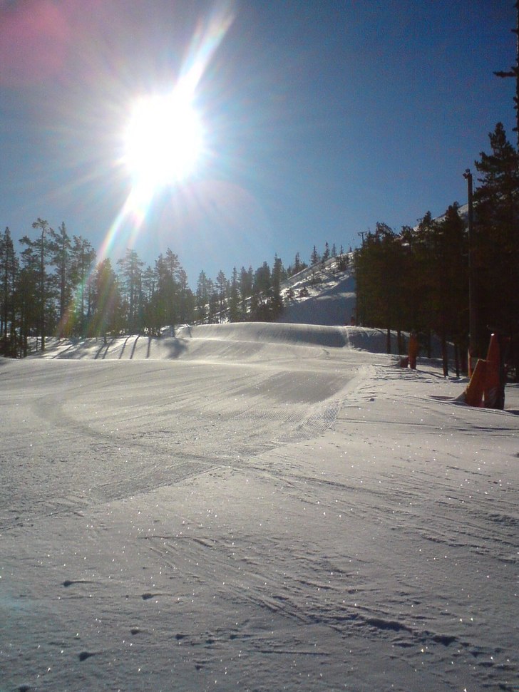 Det är skönt att vara först! ;). Foto: Jansson Daniel. Åkare: Jag.