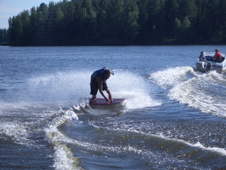 Slajjdar lite =). Foto: Marie Carlsson. Åkare: Fredrik Dahlberg.