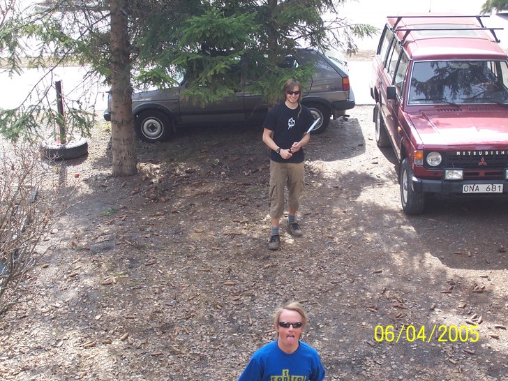 Jaså slut säsongen e bra skön. Foto: Nossi. Åkare: Rene o den lille.