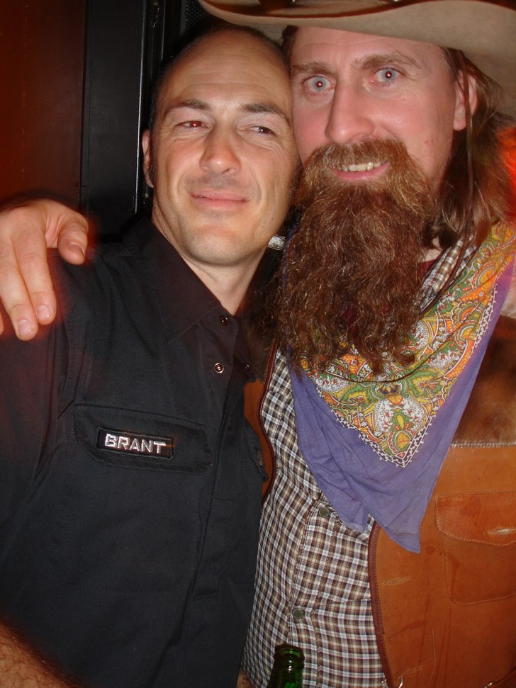 Foto: Stefan Brodén. Åkare: Brants Alvaro tillsammans med Kittelfjälls stolthet cowboyen Micke Högberg.