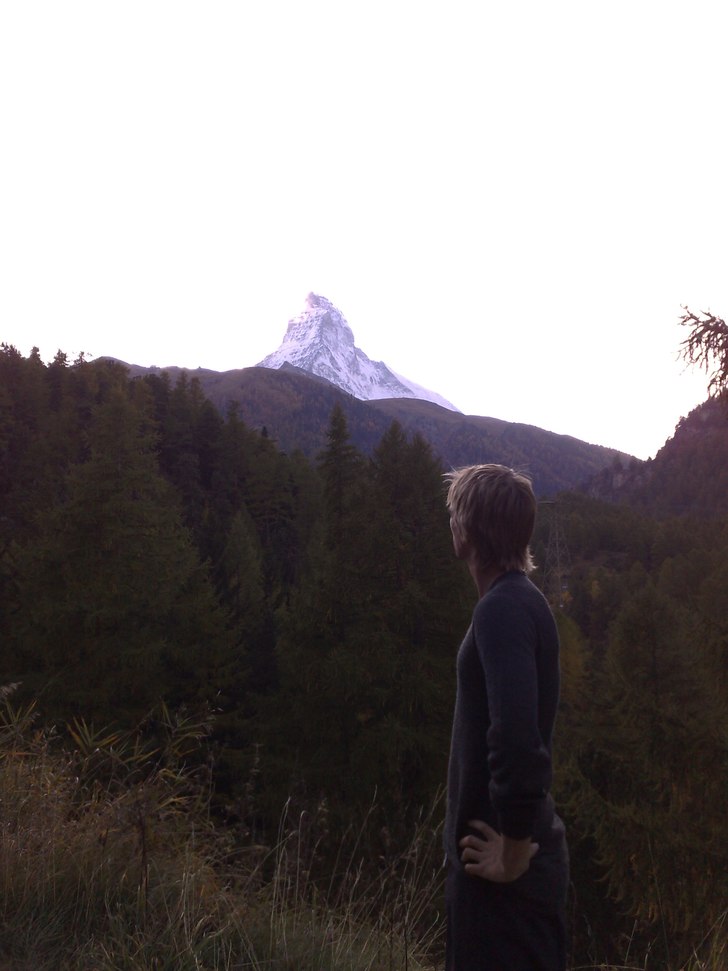 koll på matterhorn... Foto: erik kikajon. Åkare: Oscar södergren.