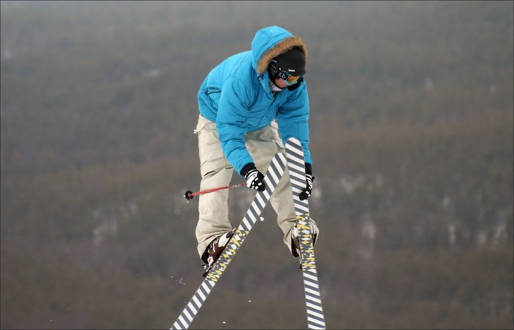 Jag var på Camp i orsa och lärde mig köra lastb. Foto: Julius Aspman. Åkare: Jesper Norén.