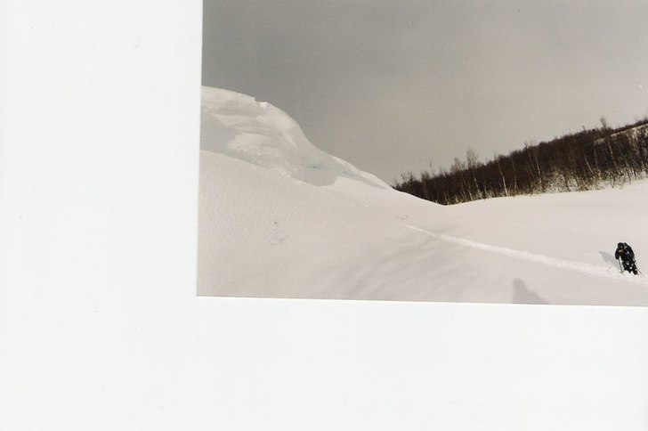 detta blev försa bilden, något sent men fint än. Foto: lisa folkesson. Åkare: oscar hermansson.