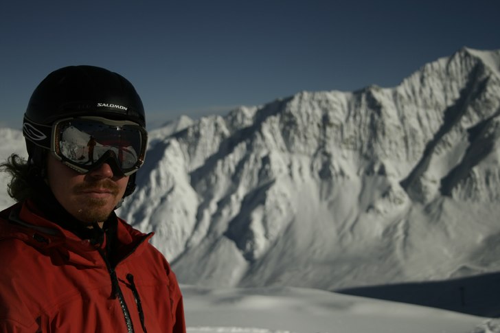 en av årets bästa dagar i serre -5 o sol o massa. Foto: tobias hansen. Åkare: lå krantz.