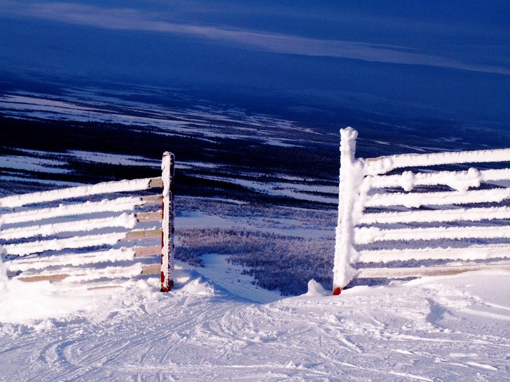 Vy från älskade hemmabacken :). Foto: Agneta Emmoth.