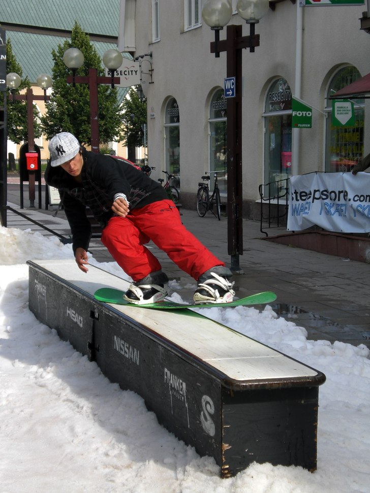 MAKE IT HAPPEN RAILJAM TOUR 2008 I MORA!!. Foto: jakeoff. Åkare: sven berglund.
