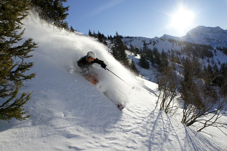 Picture taken in January 2012 while skiing with fr. Foto: Stefan Joller. Åkare: Urs Wagner.