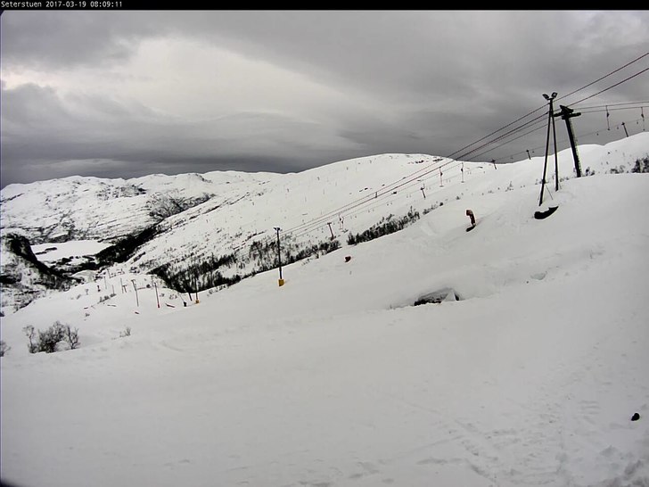 Litt mer skyer i dag, men veldig fine forhold i l�.