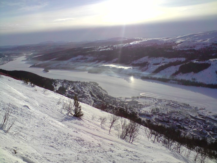 bild från åre över en fin rökbädd. Foto: Daniel Karlberg.