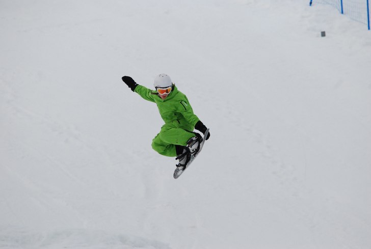 Bruket Big Air 13/3 2011 - 2:a. Foto: Peter Broström. Åkare: Filippa Alsén.