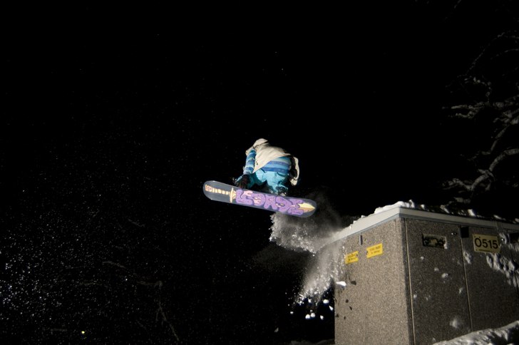 Var ute och körde rails och hitta detta lilla mys. Foto: Christoffer Perry. Åkare: Emil Moberg.