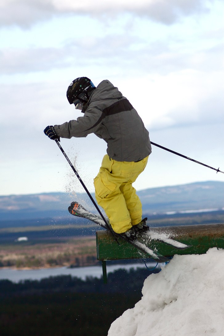 läskig landning på den, platt sen ner för en ka. Foto: jacob(SwedenProPhoto). Åkare: jag.
