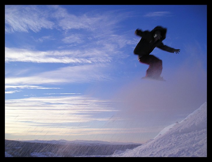 Okänd åkare. Bilden tagen i Rödkulleområdet.. Foto: Filip Jacobson.
