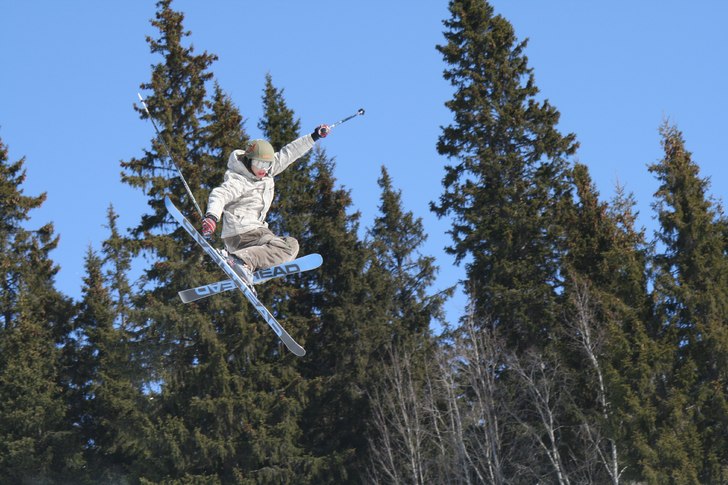 Litet kors av mig. Foto: Marie Hamberg. Åkare: Viktor Hamberg.