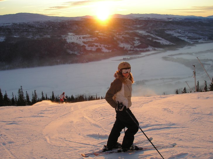 en häärlig dag i åre. Foto: Cecilia Asplund. Åkare: Cecilia Magnusson.