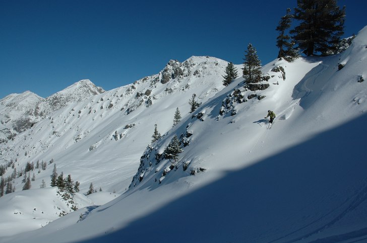 Även denna bild är på en av mins gäster under . Foto: Andreas Bengtsson, MountainGuide.se. Åkare: Gunnar Samuelsson.
