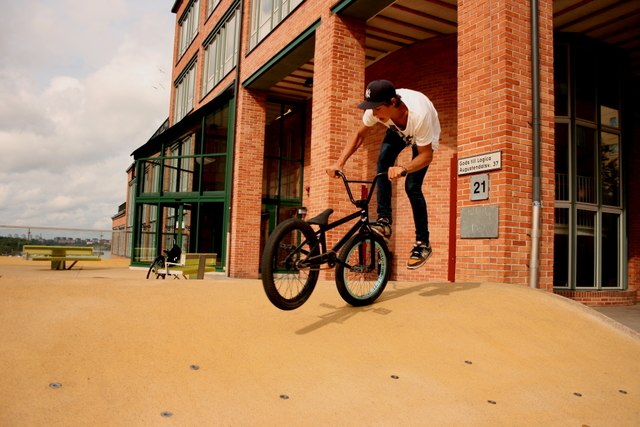 footjam whip. Åkare: Jag.