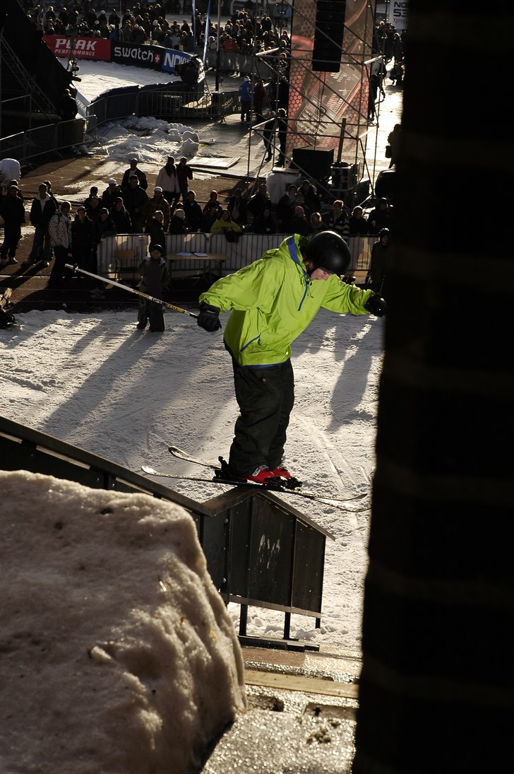 Jeppe på kinken. Tack till David Ny!. Foto: David Husberg. Åkare: Jesper Sthål.
