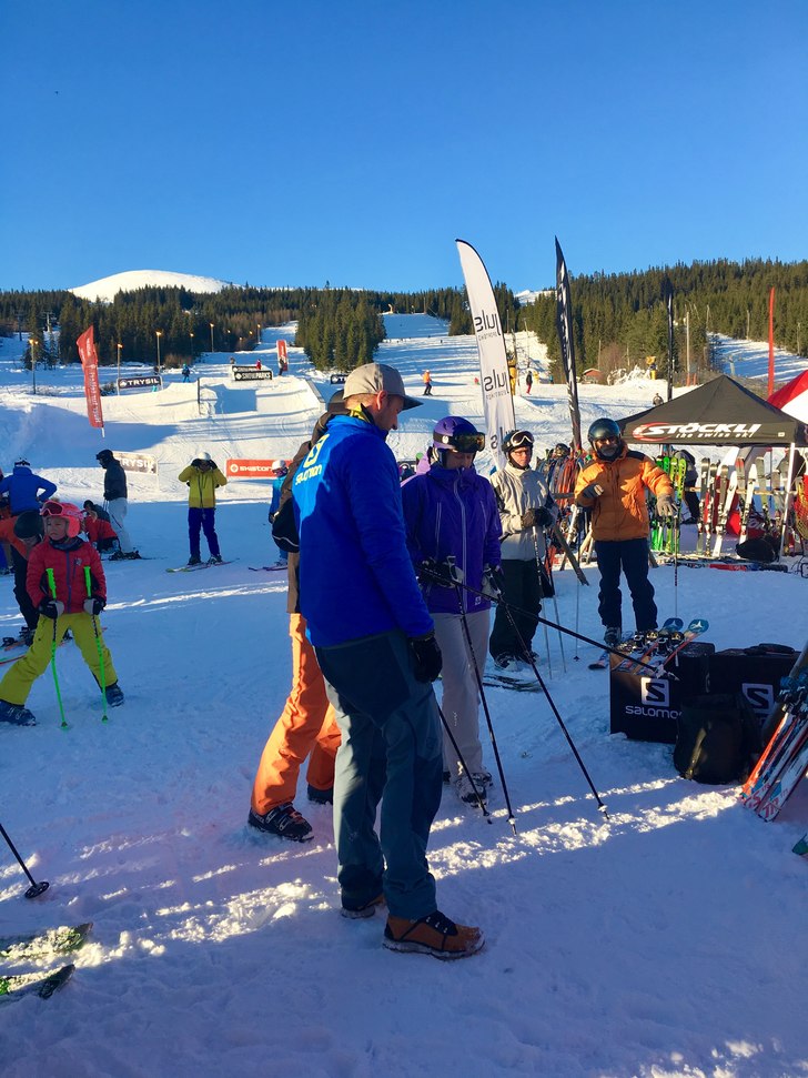 Sol på Trysil Ski Test Weekend
I dag er det strå.