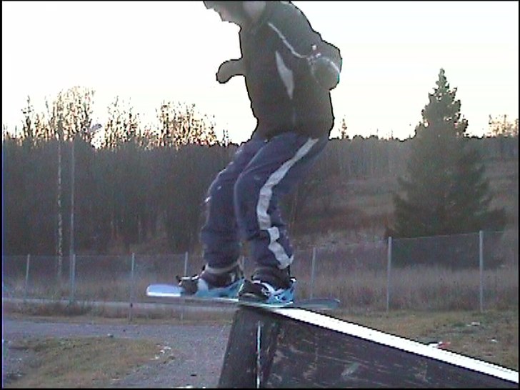 jag som hade lite roligt vid gärdehallen. Foto: Andre Vahlgren. Åkare: Fredrik Lindskog.