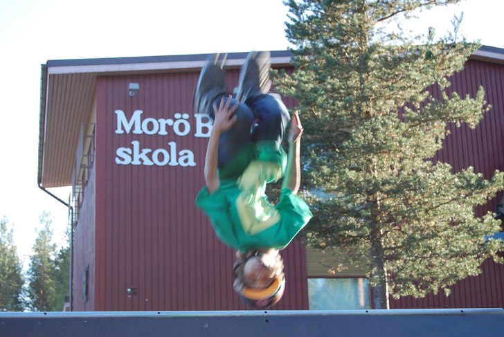 Ludde kötta fet (galen p12). Foto: Robin Lindfors. Åkare: Ludwig Forsgren.