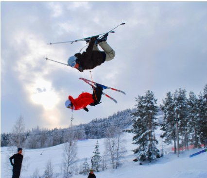 jag och simon flippaR. Foto: Alexander Edvarsson. Åkare: Benjamin Hjertstrand Simon Andersson.