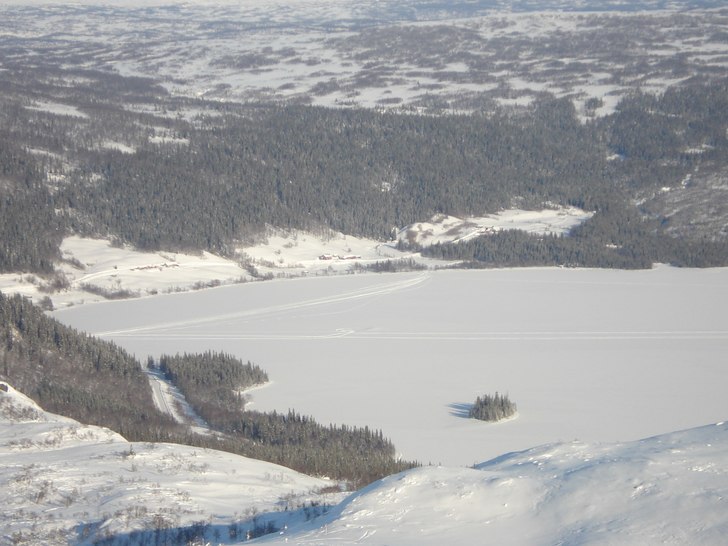 en fin bild tagen över Ankarvattnet. Står längs. Foto: Micke.