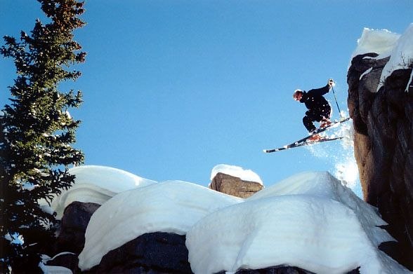 Efter min försäkran om en fluffig landning snubb. Foto: Per Hägerström. Åkare: Roland Kiessling.