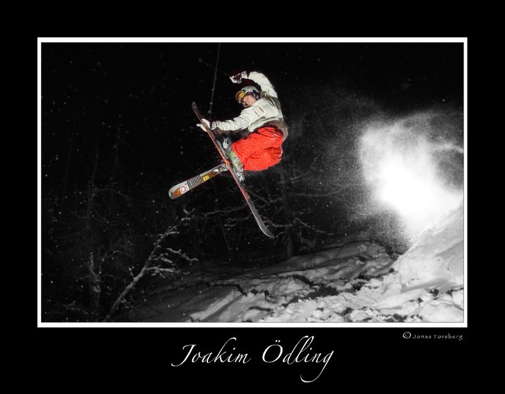Jonas forsberg ville mixtra lite med att ta bilder. Foto: jonas forsberg. Åkare: joakim ödling.