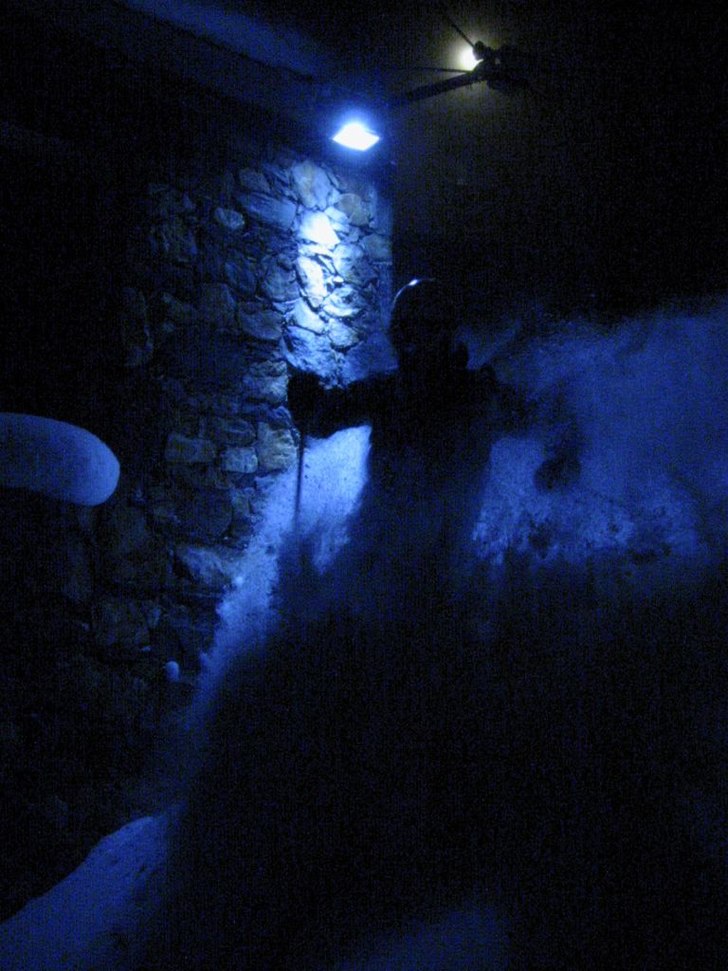 Var ute en kväll o fotade i centrala Val Thorens . Foto: Claes Palm. Åkare: Per Jakobsson.