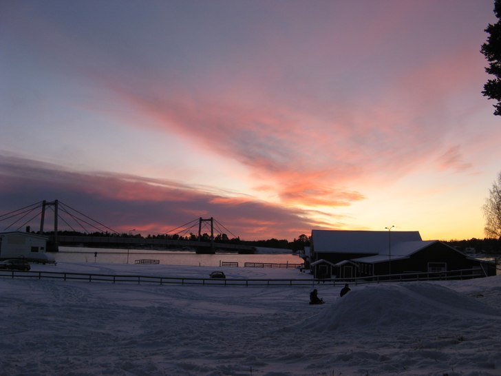 Underbar himmel att hoppa rakt in i!. Foto: Fredrik Axelsson.