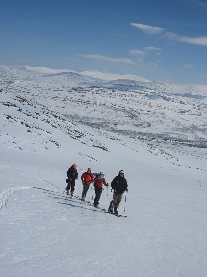 Foto: Gert Johansson. Åkare: Oskar, Frida, Maja, Fredrik.