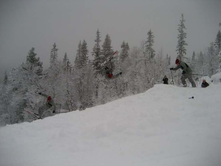 byggde en kick i den avstängda backen :) . Foto: Jokke. Åkare: Fredrik Malmsten.