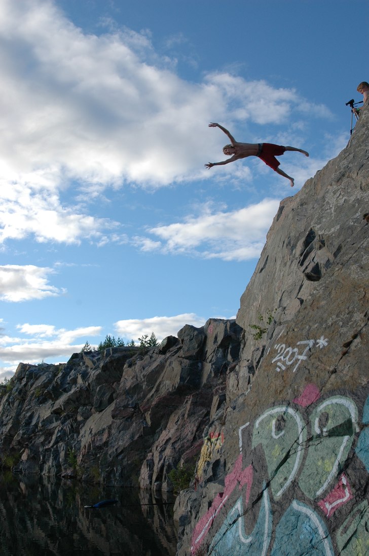 flying squirrel! ;). Foto: jag. Åkare: harrebarre.