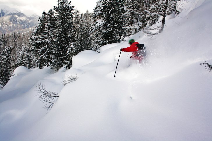 Pillows, flatljus och skön snö. Foto: Hans Lind. Åkare: PG.