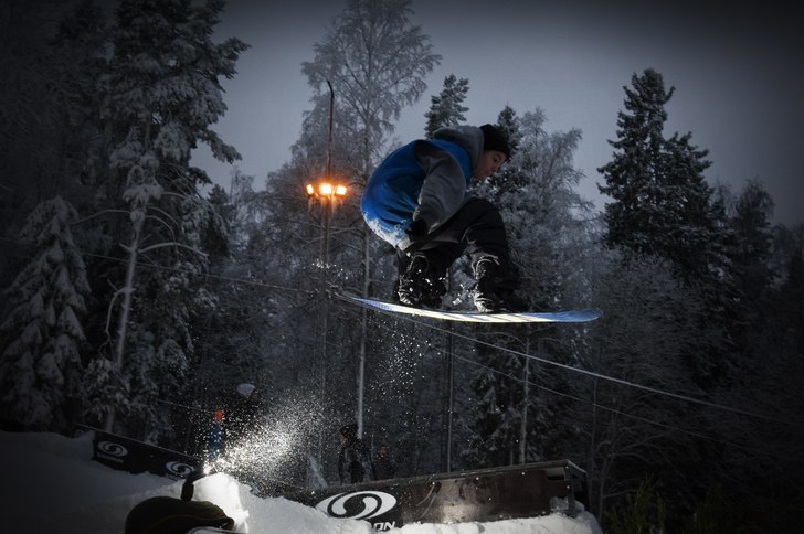 Väsjö Railjam 2010. Foto: Pax Engström Nyström. Åkare: Okänd.