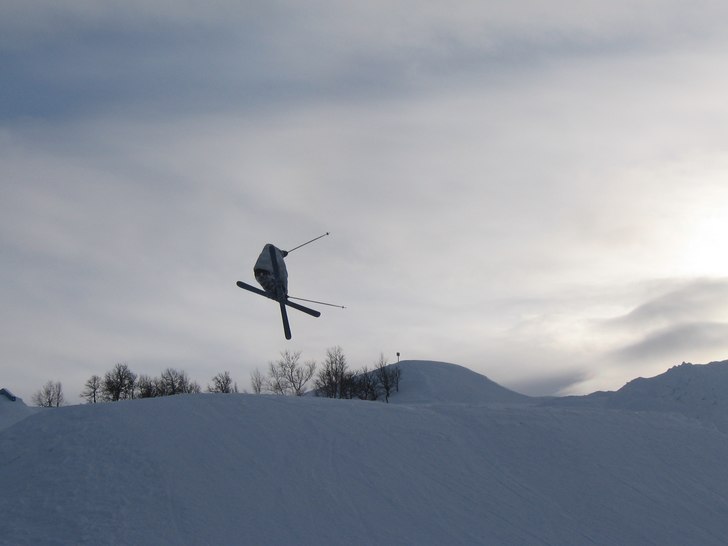 Snurra med handpålägg. Foto: pappa. Åkare: jag.