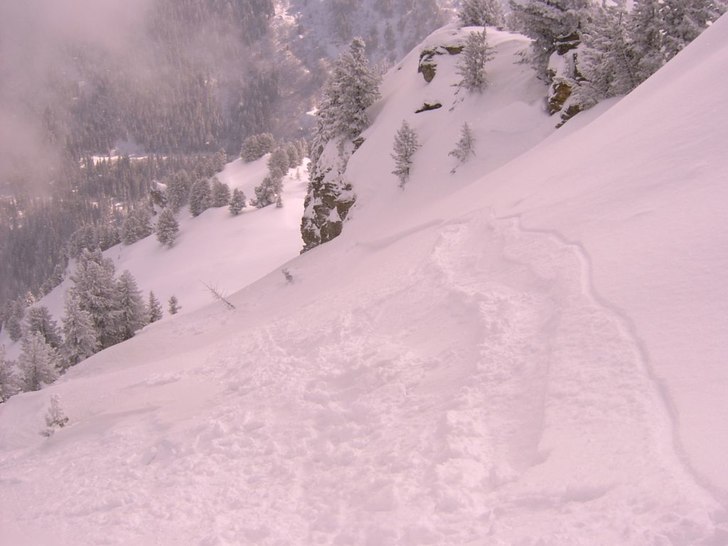 Ett litet släpp.... Foto: Skogis.