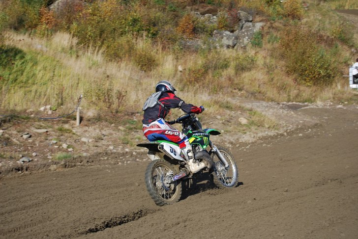 Klubbmästerskapet MK Pionjär. Foto: Jens Billing. Åkare: Niklas Billing.