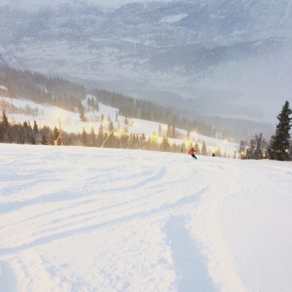 Kom deg opp på pudderdager!
I dag lå det masse d.