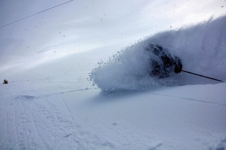 Perfekta förhållanden sista dagen, minst 30 cm k. Foto: Petteri Koste. Åkare: Henrik Mideroos.