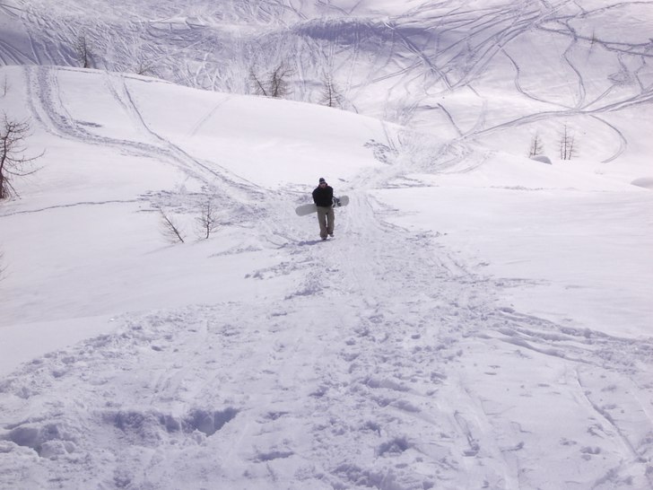 ALONE IN THE WHITE. Foto: DIEGUITO. Åkare: PAOLANO.
